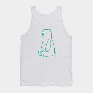 sad bear Tank Top